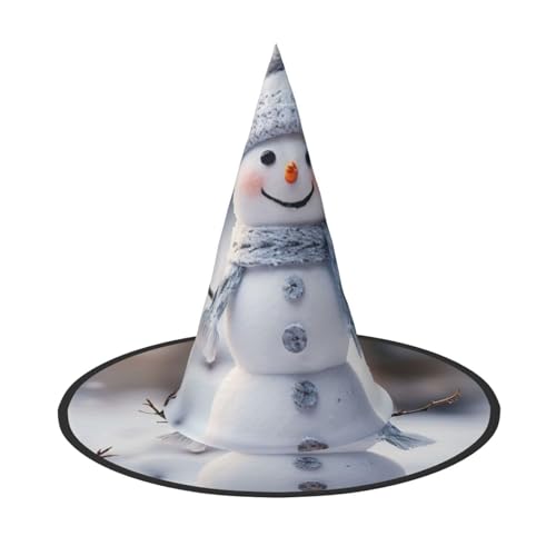 LIXLZH Ski-Hut mit Schneemann-Druck, Partyzubehör, Kostümzubehör, Zauberer, Maskerade, Halloween, Hut mit Spitzhut LIXLZH Ski-Hut mit Schneemann-Druck, Partyzubehör, Kostümzubehör, Zauberer, Maskerade, Halloween, Hut mit Spitzhut von LIXLZH