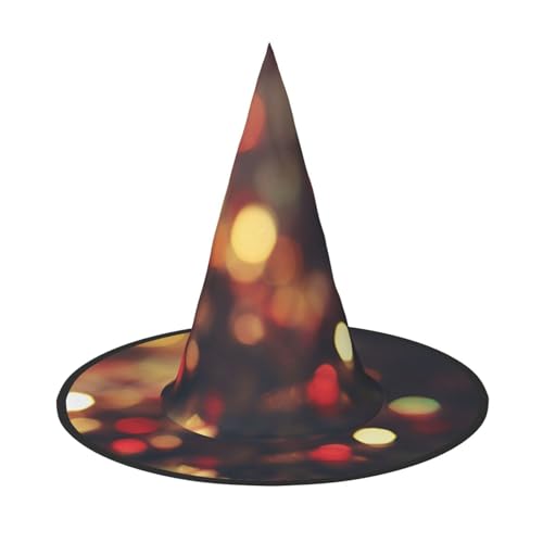LIXLZH Traumhut, bunter Druck, Partyzubehör, Kostümzubehör, Zauberer, Maskerade, Halloween, Hut, spitzer Hut von LIXLZH