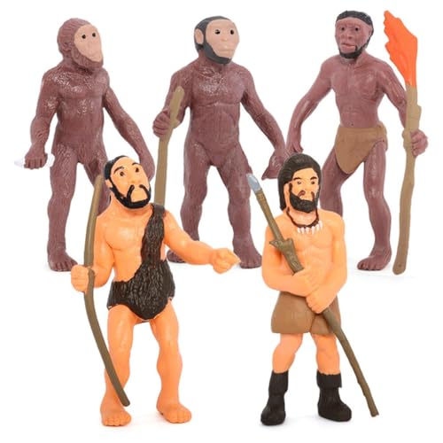 LIXSAZSE 1 Set Primitive Figur Caveman Models Für Fantasie Lernspielzeug No Grat Teaching Tools Haltbarkeit Actionfiguren für Kinder von LIXSAZSE