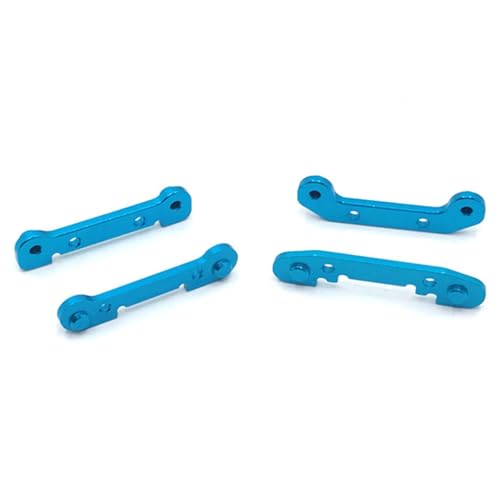 LIXSAZSE 4 Stück verstärkte Schwinge Kit RC Crawler Auto Spielzeugfahrzeug Ersatzteil Modifiziertes Teil liefert Ersatz für Wltoys 124016 124017, Blau von LIXSAZSE