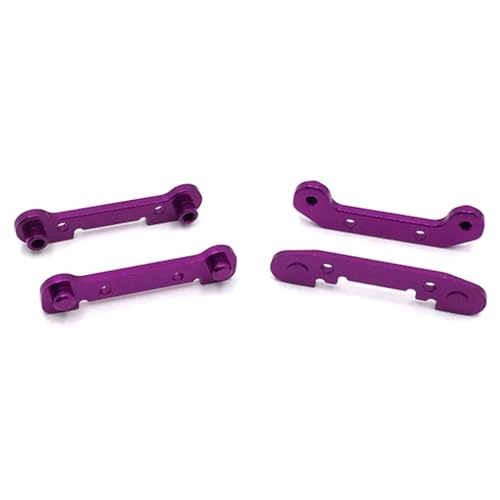 LIXSAZSE 4 Stück verstärkte Schwinge Kit RC Crawler Auto Spielzeugfahrzeug Ersatzteil Modifiziertes Teil liefert Ersatz für Wltoys 124016 124017, Violett von LIXSAZSE