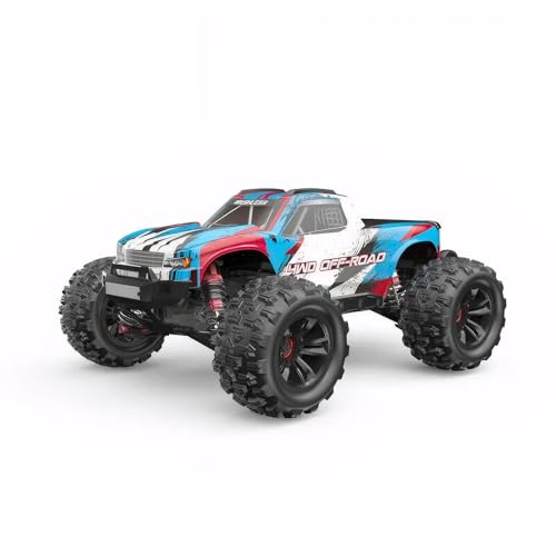 LIXSAZSE 5 Stück RC Bürstenlose Autos Allradantrieb Erleben Sie bürstenlose RC Teile Hyper Truck Mjx Go RC Hochgeschwindigkeitsauto, Rot@Blau von LIXSAZSE
