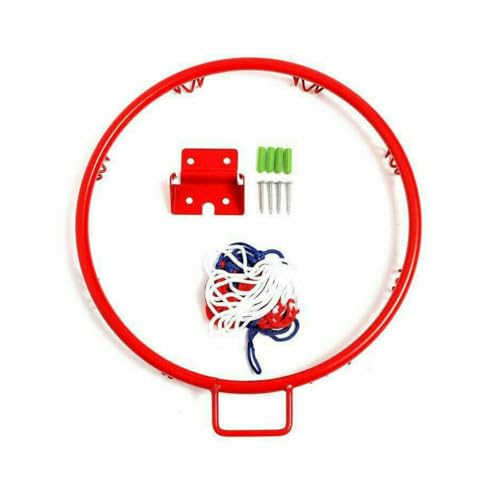LIXSAZSE Basketballkorb für Jungen und Mädchen, tragbar, professioneller PP Rand, Vorschule, Kindergarten, Netzzubehör mit 8 Befestigungsschrauben, 32cm LIXSAZSE Basketballkorb für Jungen und Mädchen, tragbar, professioneller PP Rand, Vorschule, Kindergarten, Netzzubehör mit 8 Befestigungsschrauben, 32cm von LIXSAZSE
