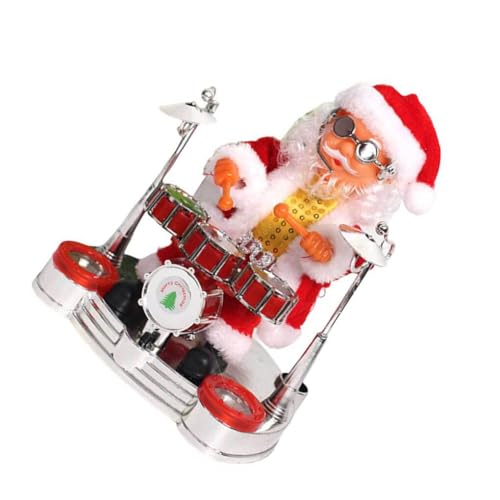 LIXSAZSE Elektrischer Weihnachtsmann, der Klaviermusik spielt, Puppen, schönes Saxophonspielzeug, Exquisite Gitarrenpuppe, Trommelspielzeug, Weihnachtsfigur, Schwarz LIXSAZSE Elektrischer Weihnachtsmann, der Klaviermusik spielt, Puppen, schönes Saxophonspielzeug, Exquisite Gitarrenpuppe, Trommelspielzeug, Weihnachtsfigur, Schwarz von LIXSAZSE