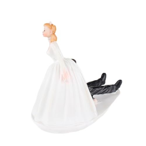 LIXSAZSE Figuren Kerzen Party Aufkleber Kuchen Dekoration westlichen Stil romantische Harz Handwerk Festival Geschenke Bräutigam Hochzeit Kerze von LIXSAZSE