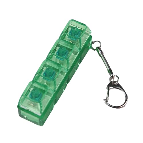 LIXSAZSE Für ADHS Spielzeug – 4 Tasten Sensor Schlüsselanhänger, Fidgets Spielzeug, ABS für Spielzeug, Tastatur, Tastatur für Spielzeug, Tastatur Spielzeug, E von LIXSAZSE