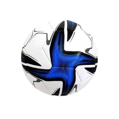 LIXSAZSE Fußball der Größe 5 mit weichem PVC Überzug für eine reibungslose Handhabung. Fußballtraining, Ligaspiel, Fußball der Größe 5, Blau LIXSAZSE Fußball der Größe 5 mit weichem PVC Überzug für eine reibungslose Handhabung. Fußballtraining, Ligaspiel, Fußball der Größe 5, Blau von LIXSAZSE