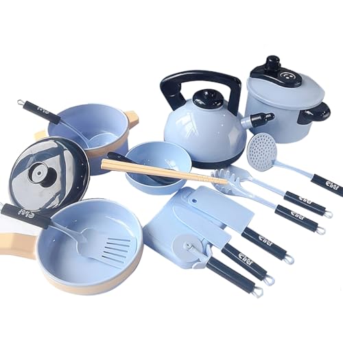 LIXSAZSE Geschirr Pretend Spielzeug Set Kinder Spielen Prop Kochgeschirr Spielzeug Jungen Mädchen Einfache Simulation Spielzeug Geburtstag Geschenk , Blau LIXSAZSE Geschirr Pretend Spielzeug Set Kinder Spielen Prop Kochgeschirr Spielzeug Jungen Mädchen Einfache Simulation Spielzeug Geburtstag Geschenk , Blau von LIXSAZSE