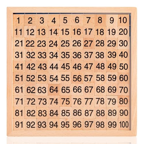 LIXSAZSE Kinder Hölzernes Hundertbrett Mathe Pädagogische Zahlen Zählen Spielzeug Vorschule DIY Baby Geburtstag Kinder Kindheit Tablett LIXSAZSE Kinder Hölzernes Hundertbrett Mathe Pädagogische Zahlen Zählen Spielzeug Vorschule DIY Baby Geburtstag Kinder Kindheit Tablett von LIXSAZSE