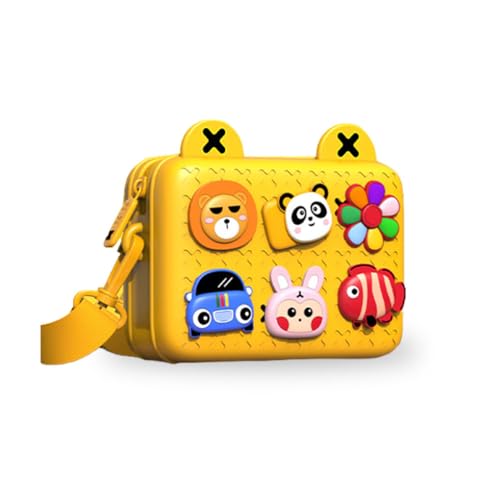 LIXSAZSE Kindertasche Leichte kleine Brusttasche Mini Umhängetaschen Kindergarten Mehrere Muster Geschmeidige Umhängetasche, Gelb LIXSAZSE Kindertasche Leichte kleine Brusttasche Mini Umhängetaschen Kindergarten Mehrere Muster Geschmeidige Umhängetasche, Gelb von LIXSAZSE