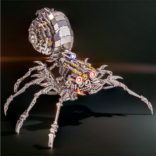 LIXSAZSE Mechanisches Metallpuzzle Modell, Geschenk für Hobby Sammlung, Metallmodellbausätze, 3D Metallpuzzle, Spinne, DIY, dekorative Verzierung von LIXSAZSE