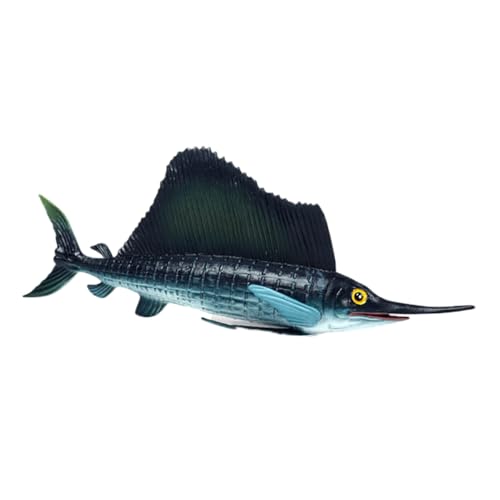 LIXSAZSE Meereslebewesen, lebensechter Hai für und Erwachsene, Modelle, Hai Modelle, Simulationsspielzeug, Hai Modell, Spielzeit, Tierspielzeug, Segelfisch von LIXSAZSE