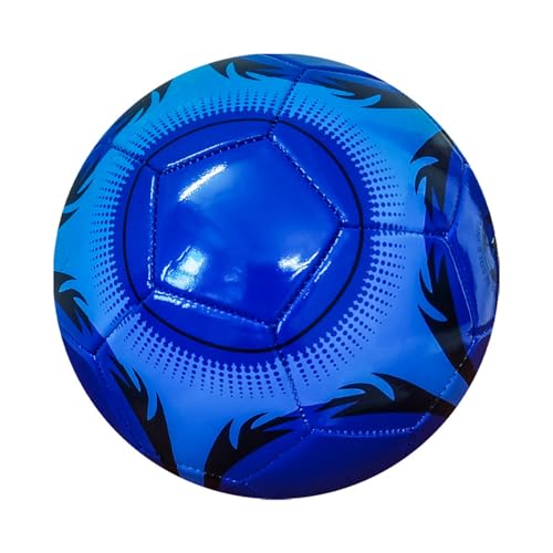 LIXSAZSE PU Fußball der Größe 5 mit hervorragender Haltbarkeit. Professioneller Fußball. Hervorragende Elastizität. Fußbälle. Sportwettkampf, Blau von LIXSAZSE