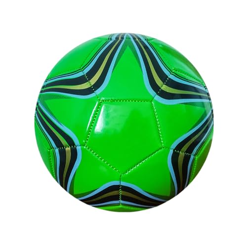 LIXSAZSE PU Fußball in Fußballgröße mit hervorragender Elastizität, ZUVERLÄSSIGE LUFTHALTUNG, Training, hohes VERBESSERTES FUSSGEFÜHL, Grün von LIXSAZSE