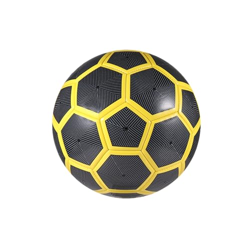 LIXSAZSE Robuster PVC Fußball für Übungstraining, Größe 5, kompakter und tragbarer Jugendfußball, 1 Stück, Jugendfußball von LIXSAZSE