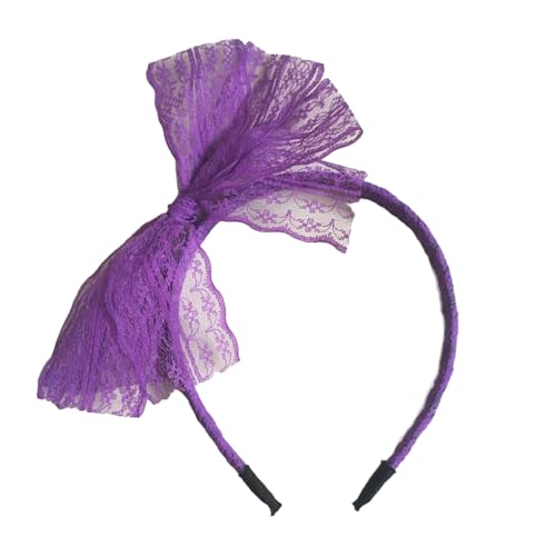LIXSAZSE Spitzenbogen Stirnband mit breiter Krempe, Retro Haarband, Schmuck, Kostümzubehör, elegante Dekorationen, Geburtstag, Weihnachten, Geben Sie 5 ein LIXSAZSE Spitzenbogen Stirnband mit breiter Krempe, Retro Haarband, Schmuck, Kostümzubehör, elegante Dekorationen, Geburtstag, Weihnachten, Geben Sie 5 ein von LIXSAZSE