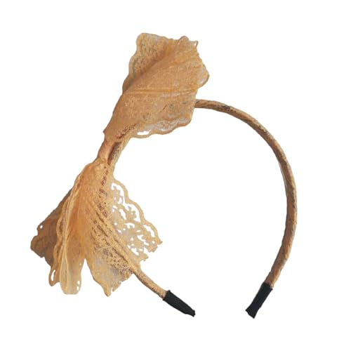 LIXSAZSE Spitzenbogen Stirnband mit breiter Krempe, Retro Haarband, Schmuck, Kostümzubehör, elegante Dekorationen, Geburtstag, Weihnachten, Geben Sie 9 ein von LIXSAZSE
