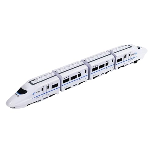 LIXSAZSE Universelle Räder und abnehmbare Wagen, Hochgeschwindigkeits Schienenspielzeug für endlosen Spaß, Harmony Train, ABS freie Montage, 4 Wagen von LIXSAZSE