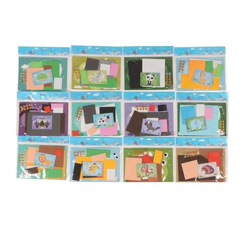 3D Eva Foam Aufkleber DIY Cartoon Tierschaum Puzzle für Kinder 3-8 (Typ 1) von LIYJTK