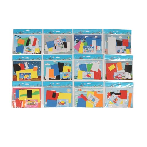 3D Eva Foam Aufkleber Spielzeugpädagogische Kunsthandwerks -Kit DIY Cartoon Foam Aufkleber Puzzlespiel für Kinder Innengebrauch (Transport) von LIYJTK