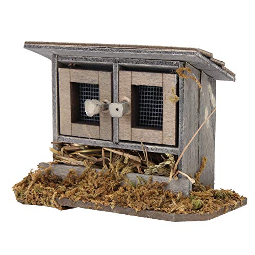 LIYJTK 1/12 Garten-Miniatur-Hühnerstall-Hühnerhaus Für Puppenhaus-Dekorationszubehör LIYJTK 1/12 Garten-Miniatur-Hühnerstall-Hühnerhaus Für Puppenhaus-Dekorationszubehör von LIYJTK