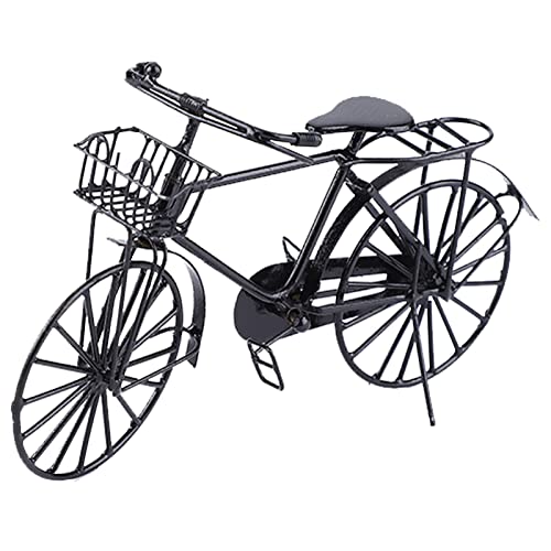 LIYJTK 1:12 Miniatur Metall Fahrrad Fahrrad Puppenhaus Puppenhaus Dekoration Zubehör Kreatives Spiel Geschenk Für Puppen von LIYJTK