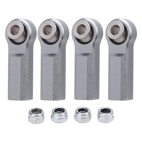LIYJTK 4pcs Metallkugelgelenk Legierung 7,0 mm Durchmesser M4 -Gewinde RC -Autokugelgelenk 4 geradeaus (Ti Color) von LIYJTK