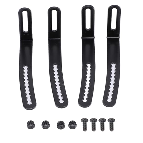 LIYJTK RC Crawler Shell Body Mount Metall L Bracket Zickzack Einstellbare vordere hintere Stoßstangenmontage 4pcs 1/10 von LIYJTK