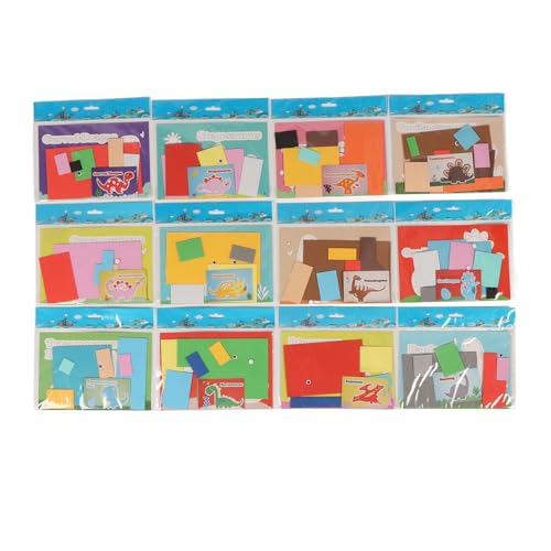 3D Eva Foam Aufkleber Spielzeug sicherer Bildungskunsthandwerks -Kit DIY Cartoon Foam Sticker für Kinder [Innenspaß] (Dinosaurierwelt) von LIZEALUCKY
