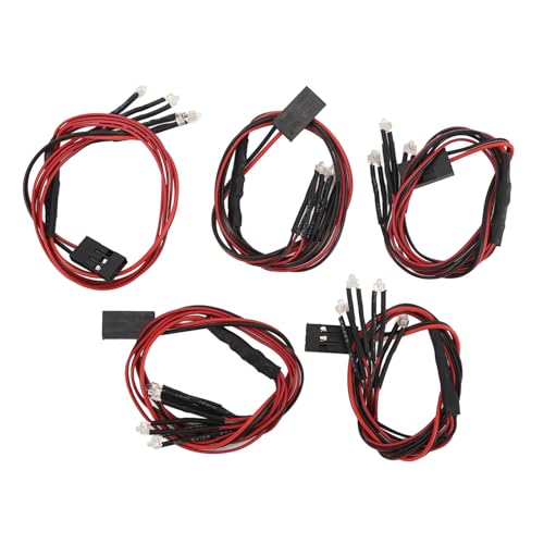 LIZEALUCKY 5pcs RC Car Light Kit 4 LED -Pilzlampenperlen für axiale SCX24 C10 1/24 1/18 Kletterautos LIZEALUCKY 5pcs RC Car Light Kit 4 LED -Pilzlampenperlen für axiale SCX24 C10 1/24 1/18 Kletterautos von LIZEALUCKY