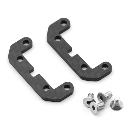 LIZEALUCKY Carbonfaserschwänze Stabstabilisierungshalterung Ersatz hochwertiger Leichter Fernbedienungs-Kontrollauto Montageplatte TT-02 1/10 (-2) von LIZEALUCKY