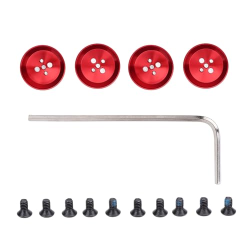 LIZEALUCKY Drohnenmotorabdeckung Aluminiumlegierung Leichtes Schutzstaubkappe für Avata 2 -Drohnenzubehör mit Wärmeleitfähigkeit und einfacher Installation (Red) von LIZEALUCKY