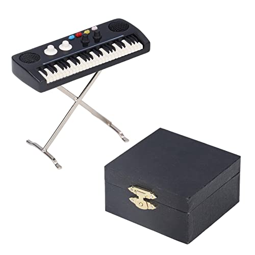 LIZEALUCKY Elektronische Miniatur-Orgel mit Koffer, 7,1 cm, Musikinstrument, elektronische Tastatur, Miniatur-Puppenhaus-Modell, Electone, Weihnachtsdekoration, Geschenk LIZEALUCKY Elektronische Miniatur-Orgel mit Koffer, 7,1 cm, Musikinstrument, elektronische Tastatur, Miniatur-Puppenhaus-Modell, Electone, Weihnachtsdekoration, Geschenk von LIZEALUCKY