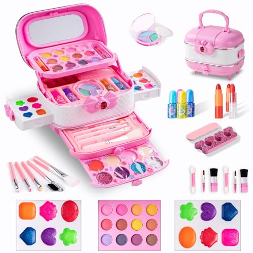 Mädchen up kit für Kinder Kinder setzt Mädchen Prinzessin Up Box Cosmetics Kit Spielzeug für Schönheit Spielzeug Weihnachtsgeburtstags von LIZEALUCKY