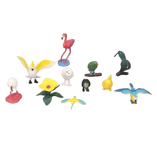 Mini -Vögel Figuren lebendige Farben für lebensechte Details für die Dekoration DIY Haushalt von LIZEALUCKY