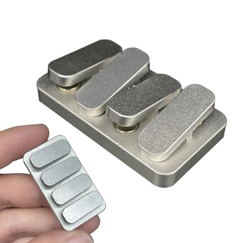Metal 4 Keys Piano Keys Fidget Clicker EDC Fidget Slider Adult Metal Fidget Toys ADHS Tool Anti-Angst Stress Relief Toys Office Desk Toys von LIZHUANYING