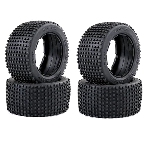 LIZZOT 2X Off-Road Reifen Dicken Haut Set für 1/5 BAHA ROVAN KM Baja 5B Teile Spielzeug Teile von LIZZOT