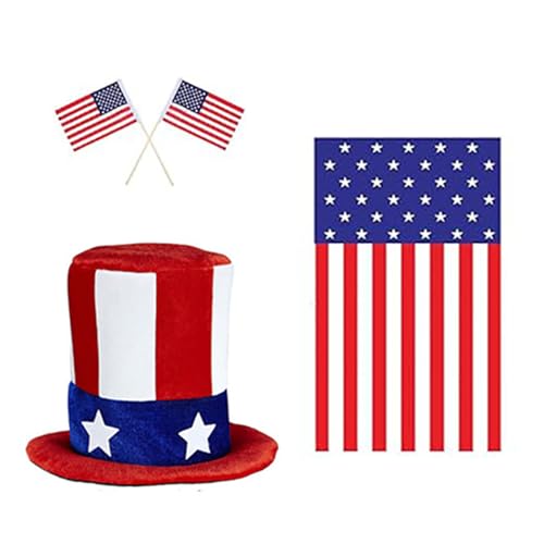 LIbgiubhy Adult Cape Costume America National Day Outfit Accessoires Brillen Kopfschal Für Den 4. Juli Festivalfeier LIbgiubhy Adult Cape Costume America National Day Outfit Accessoires Brillen Kopfschal Für Den 4. Juli Festivalfeier von LIbgiubhy
