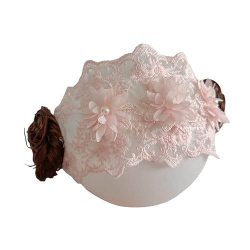 LIbgiubhy Entzückendes Cosplay-Stirnband für neugeborene Mädchen, schönes Blumen-Haarband, Haar-Accessoire, Kopfbedeckung, Fotografie-Requisiten von LIbgiubhy
