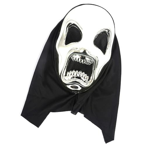 LIbgiubhy Gruseliger Totenkopf für Erwachsene, Halloween, Totenkopf, Kopfbedeckung, Totenkopf, Gesicht, Halloween-Kostüm, Zubehör für Erwachsene, Cosplay LIbgiubhy Gruseliger Totenkopf für Erwachsene, Halloween, Totenkopf, Kopfbedeckung, Totenkopf, Gesicht, Halloween-Kostüm, Zubehör für Erwachsene, Cosplay von LIbgiubhy