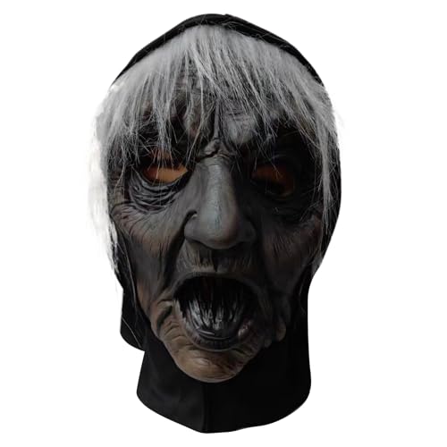 LIbgiubhy Halloween Hexenmaske Vollkopf Hexen Cosplay Maske Maskerade Hexenmaske Für Frauen Mann Halloween Carnivals Masquerade von LIbgiubhy