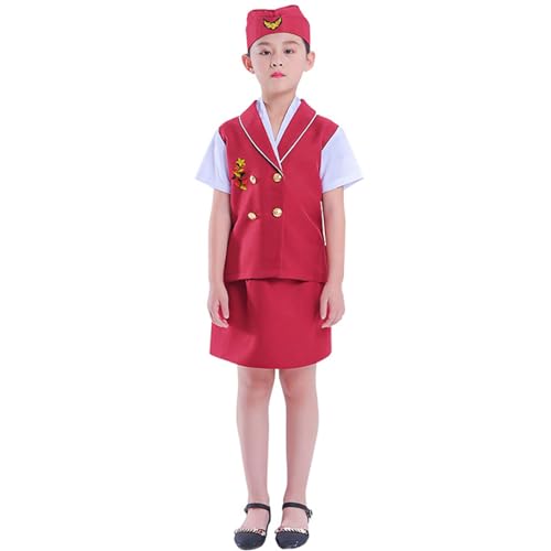 LIbgiubhy Halloween-Kostüm-Set, Feuerwehrmann, Polizist, Arzt, Krankenschwester, Cosply Kostüm, Rollenspiel, für Kinder von 3–8 Jahren LIbgiubhy Halloween-Kostüm-Set, Feuerwehrmann, Polizist, Arzt, Krankenschwester, Cosply Kostüm, Rollenspiel, für Kinder von 3–8 Jahren von LIbgiubhy