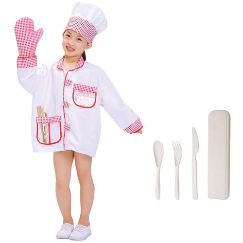 LIbgiubhy Halloween-Kostüm-Set, Feuerwehrmann, Polizist, Arzt, Krankenschwester, Cosply Kostüm, Rollenspiel, für Kinder von 3–8 Jahren LIbgiubhy Halloween-Kostüm-Set, Feuerwehrmann, Polizist, Arzt, Krankenschwester, Cosply Kostüm, Rollenspiel, für Kinder von 3–8 Jahren von LIbgiubhy