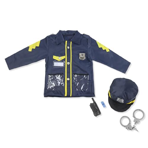 LIbgiubhy Halloween-Kostüm-Set, Feuerwehrmann, Polizist, Arzt, Krankenschwester, Cosply Kostüm, Rollenspiel, für Kinder von 3–8 Jahren LIbgiubhy Halloween-Kostüm-Set, Feuerwehrmann, Polizist, Arzt, Krankenschwester, Cosply Kostüm, Rollenspiel, für Kinder von 3–8 Jahren von LIbgiubhy
