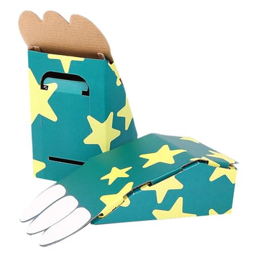 LIbgiubhy Handgemachtes Karton Dinosaurierspielzeug Set Fun Fun 3D Paper Dinosaurieren Spielzeug Set Für Kinder Geburtstagsrolle Spiel Kostümzubehör Accessoire von LIbgiubhy