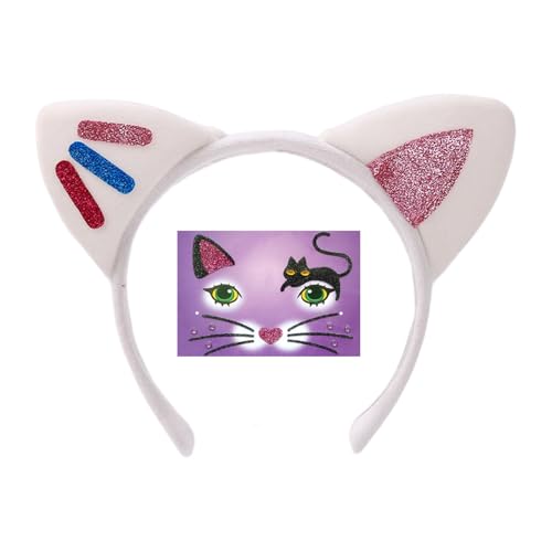 LIbgiubhy Katzenohren Stirnband Tierohren Haarreifen Kätzchen Stirnband Glitzer Haarband Haarschmuck Halloween Cosplay Kostüme LIbgiubhy Katzenohren Stirnband Tierohren Haarreifen Kätzchen Stirnband Glitzer Haarband Haarschmuck Halloween Cosplay Kostüme von LIbgiubhy