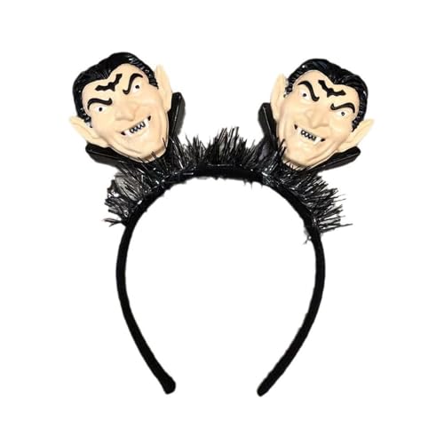 LIbgiubhy Kopfschmuck mit verstellbarer Größe, Halloween-Thema, festliches Haarband, Party-Accessoire, bequemer Haarreifen von LIbgiubhy