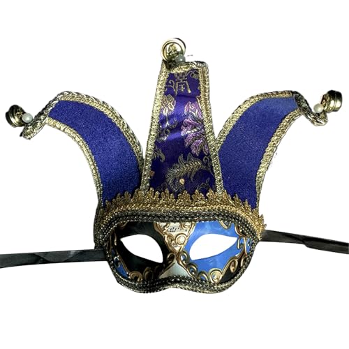 LIbgiubhy Masquerade Eyemask Für Frauen Männer Karnevale Halloween Eyemask Maskerade Halbgesicht Halloween Kostümgenann von LIbgiubhy