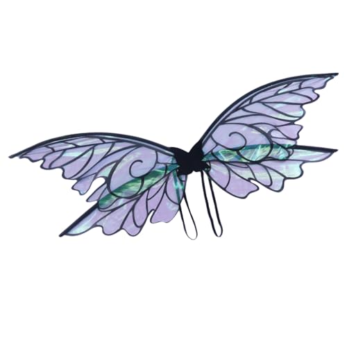 LIbgiubhy Schmetterlingsflügel für Mädchen, Halloween, Feen, Flügel-Kostüm für Damen, Mädchen, Kinder, Geburtstag, Weihnachten, Cosplay, Maskerade LIbgiubhy Schmetterlingsflügel für Mädchen, Halloween, Feen, Flügel-Kostüm für Damen, Mädchen, Kinder, Geburtstag, Weihnachten, Cosplay, Maskerade von LIbgiubhy