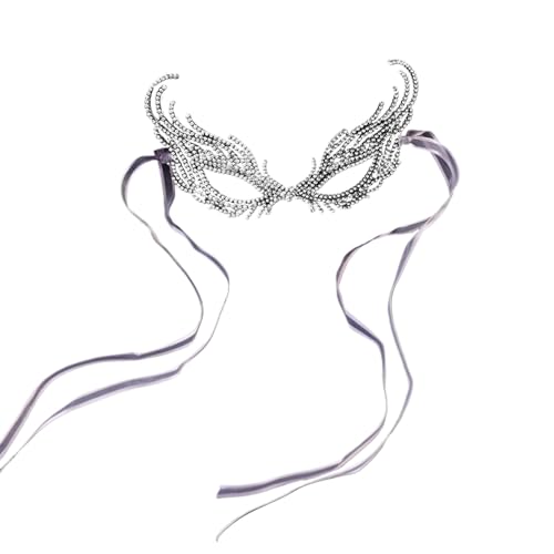 LIbgiubhy Strasssteine ​​Maskerade Maske Crystal Eyemask Maskerade Halbmaske Für Frauen Halloween Carnivals Hochzeitsfeier von LIbgiubhy